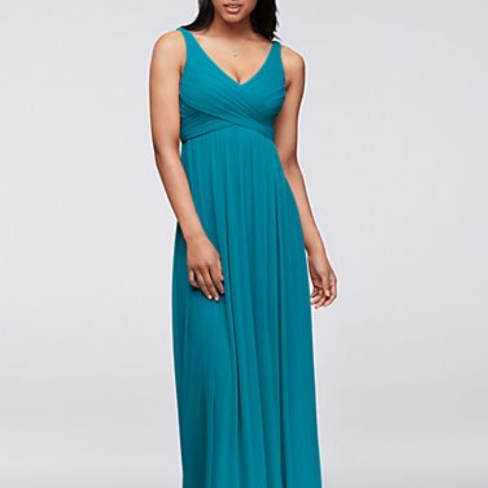 David's Bridal Oasis Bridesmaid Dress